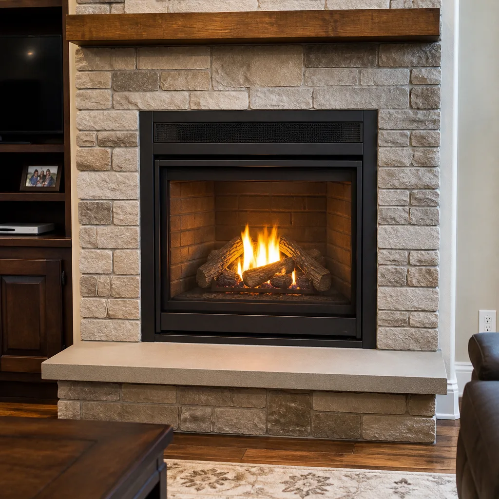 Gas fireplace service